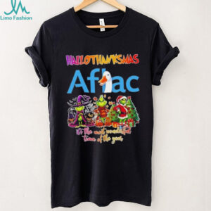 Aflac x Grinch it’s the most wonderful time of the year happy HalloThanksMas shirt