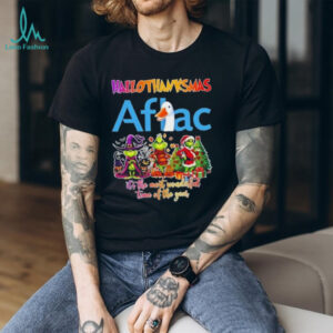 Aflac x Grinch it’s the most wonderful time of the year happy HalloThanksMas shirt