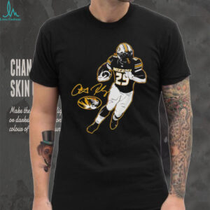 Ahmad Hardy Superstar Pose Missouri Tigers Football signature shirt
