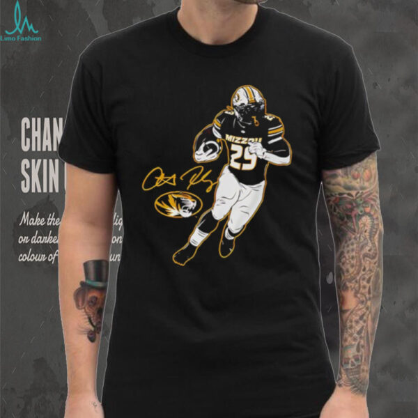 Ahmad Hardy Superstar Pose Missouri Tigers Football signature shirt