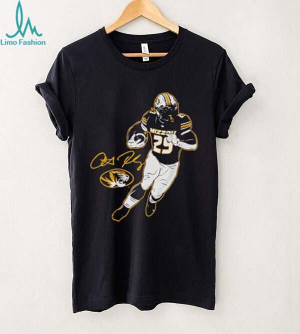 Ahmad Hardy Superstar Pose Missouri Tigers Football signature shirt