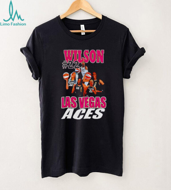 Aja Wilson #22 Aces Basketball Player Graphic Shirt