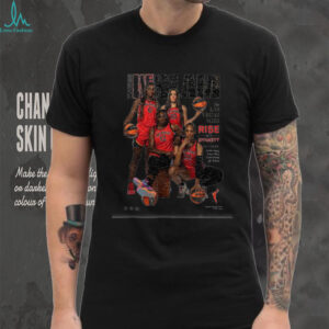 A’ja Wilson Chelsea Gray Jackie Young and Kelsey Plum Las Vegas Aces Rise of a Dynasty shirt