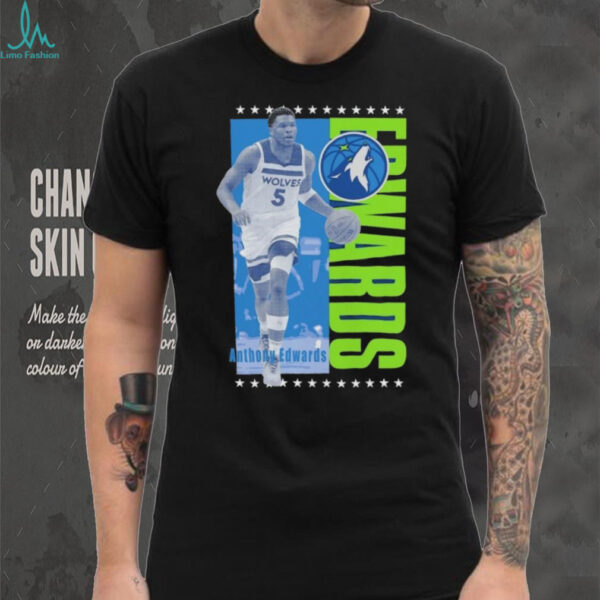 Anthony Edwards Minnesota Timberwolves Outerstuff Answer shirt