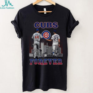 Anthony Rizzo and Ryne Sandberg Chicago Cubs Legends Cubs forever signature shirt