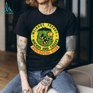 Anti Social Club weirdos freaks wackos and creeps logo shirt