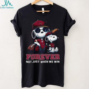 Arizona Cardinals Peanuts Snoopy Forever shirt