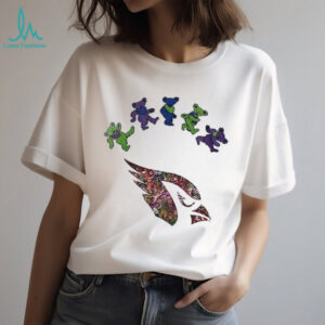 Arizona Cardinals x Grateful Dead night 2025 bears logo shirt