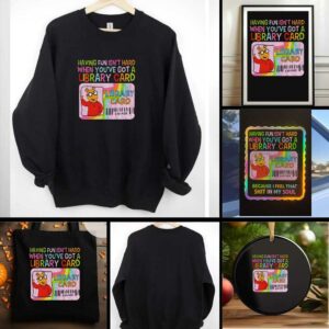 Arthur and Friends having fun isnt hard when youve got a library card t shirt