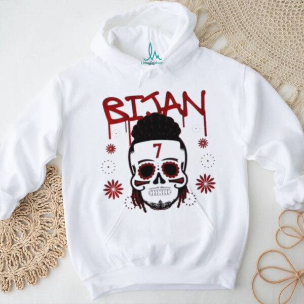 Atlanta Falcons Bijan Robinson Sugar Skull Floral Remix shirt