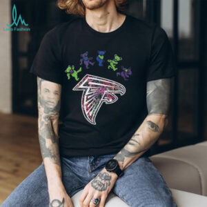 Atlanta Falcons x Grateful Dead night 2025 bears logo shirt
