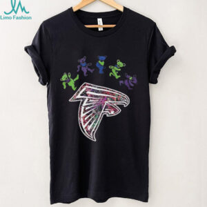 Atlanta Falcons x Grateful Dead night 2025 bears logo shirt