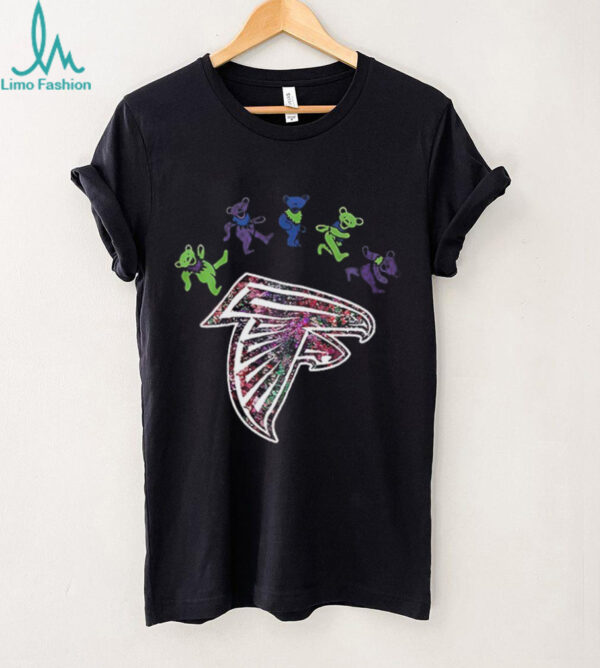 Atlanta Falcons x Grateful Dead night 2025 bears logo shirt