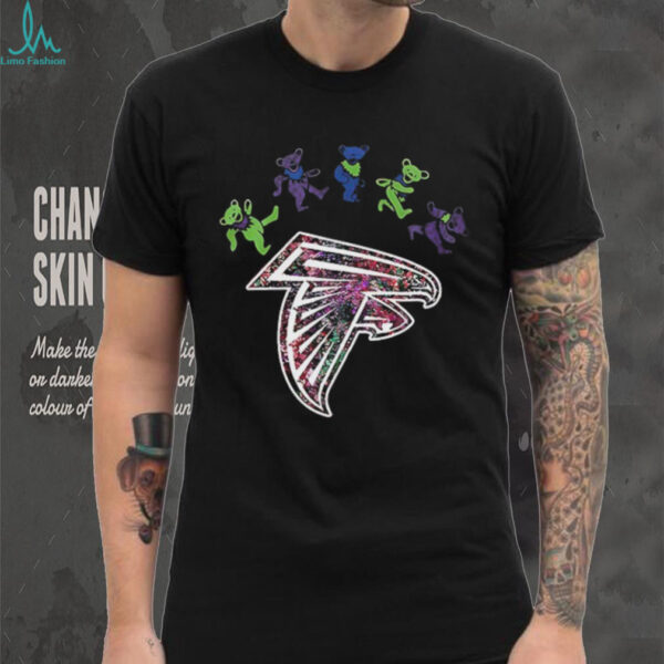 Atlanta Falcons x Grateful Dead night 2025 bears logo shirt