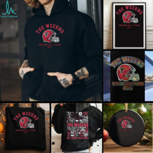 Atlanta Falcons x The Weekend After Hours til Dawn tour helmet shirt