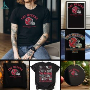 Atlanta Falcons x The Weekend After Hours til Dawn tour helmet shirt