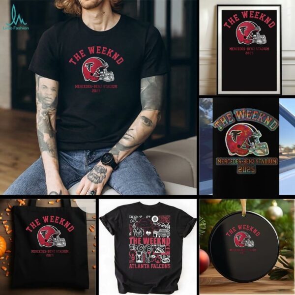 Atlanta Falcons x The Weekend After Hours til Dawn tour helmet shirt
