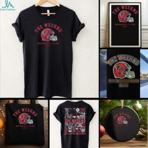 Atlanta Falcons x The Weekend After Hours til Dawn tour helmet shirt