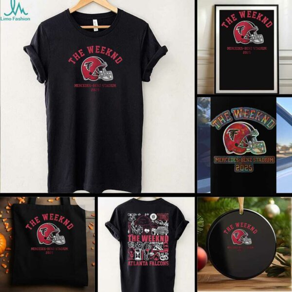 Atlanta Falcons x The Weekend After Hours til Dawn tour helmet shirt