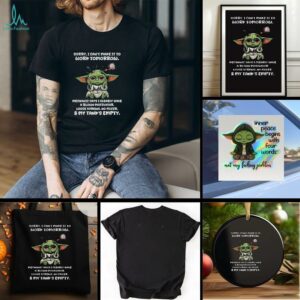 Baby Yoda sorry I cant make it to work tomorrow mechanic says I clearly have a blown motivator t shirt