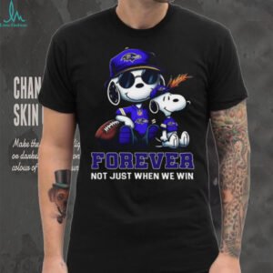 Baltimore RavensPeanuts Snoopy Forever shirt