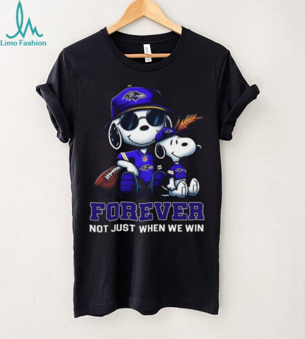 Baltimore RavensPeanuts Snoopy Forever shirt