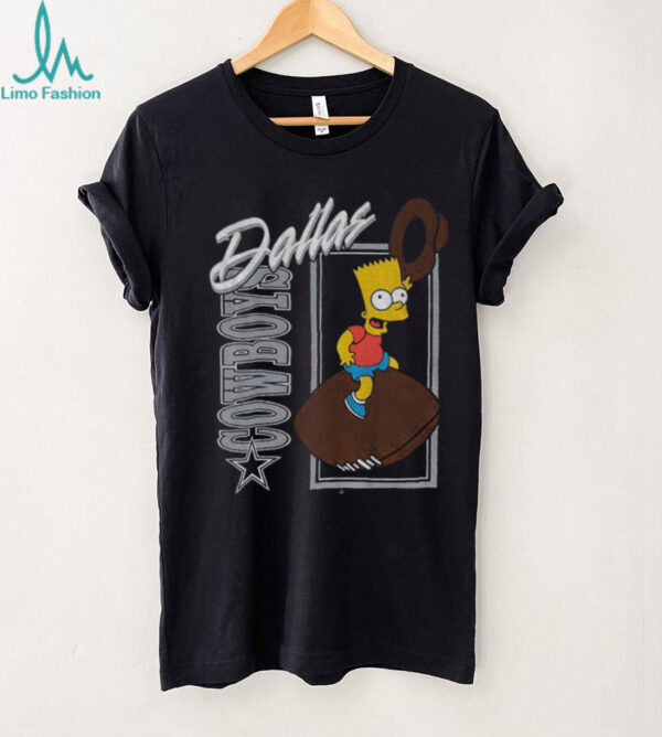 Bart x Dallas Cowboys Football NFL 2025 cartoon shirt