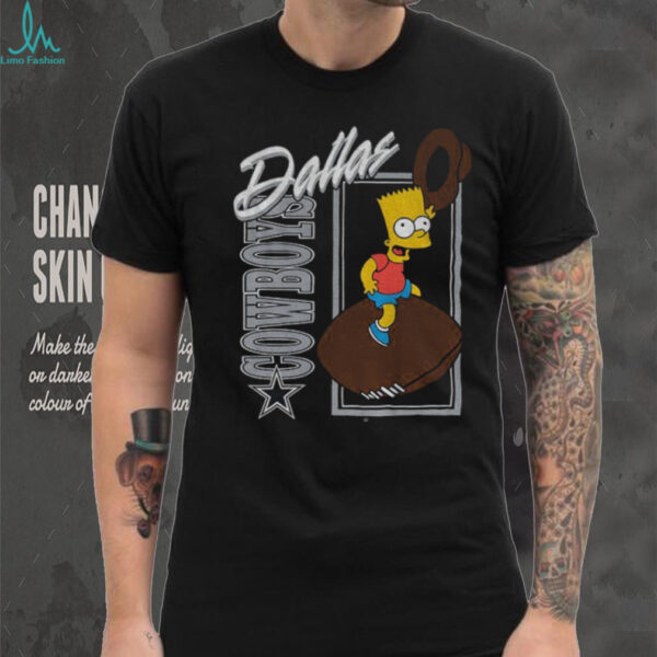 Bart x Dallas Cowboys Football NFL 2025 cartoon shirt