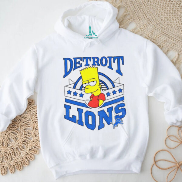 Bart x Detroit Lions Football NFL 2025 cartoon shirt
