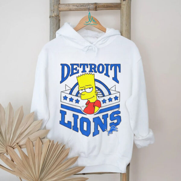 Bart x Detroit Lions Football NFL 2025 cartoon shirt
