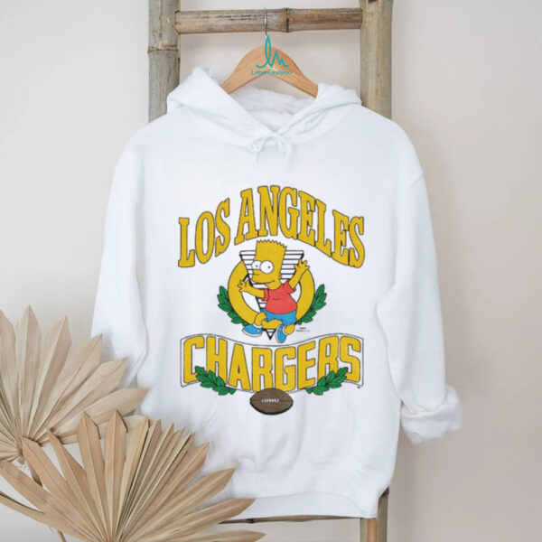 Bart x Los Angeles Chargers Football NFL 2025 cartoon shirt
