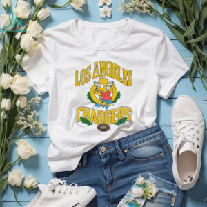 Bart x Los Angeles Chargers Football NFL 2025 cartoon shirt