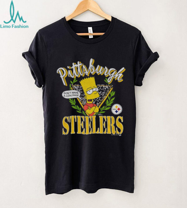 Bart x Pittsburgh Steelers Football NFL 2025 don’t have a cow man shirt