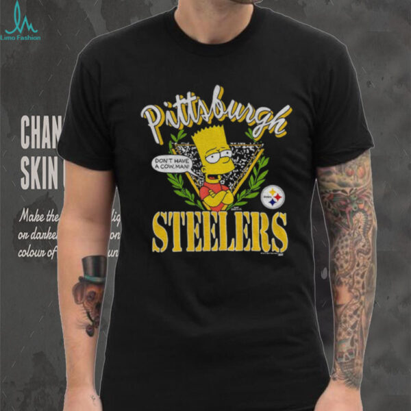 Bart x Pittsburgh Steelers Football NFL 2025 don’t have a cow man shirt