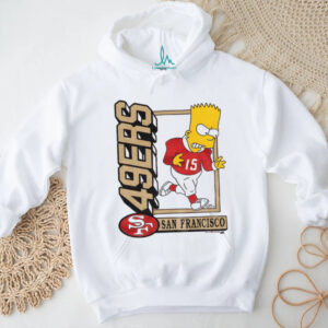 Bart x San Francisco 49ers Football NFL 2025 cartoon shirt