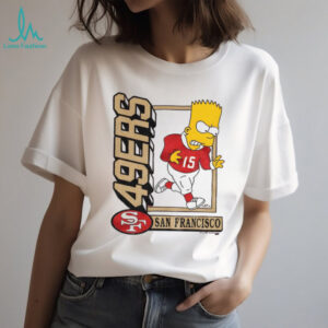 Bart x San Francisco 49ers Football NFL 2025 cartoon shirt