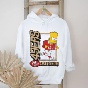 Bart x San Francisco 49ers Football NFL 2025 cartoon shirt