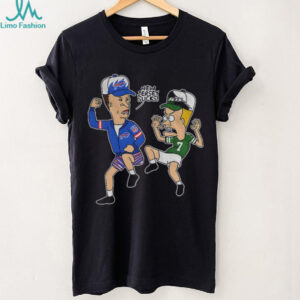 Beavis and Butt Head Buffalo Bills vs Justin Fields New York Jets New Jersey Sucks cartoon shirt