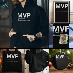 Becky Hammon wearing MVP definition the conversation starter shirt