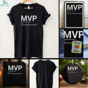 Becky Hammon wearing MVP definition the conversation starter shirt