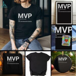 Becky Hammon wearing MVP definition the conversation starter shirt