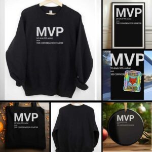 Becky Hammon wearing MVP definition the conversation starter shirt