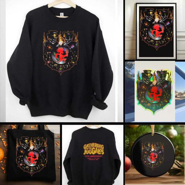 Black Gathering of the Juggalos 25th Anniversary Shirt