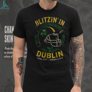 Blitzin’ in Dublin Pittsburgh Steelers x Ireland Football shirt