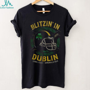 Blitzin’ in Dublin Pittsburgh Steelers x Ireland Football shirt