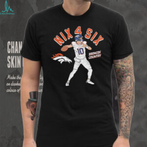 Bo Nix Denver Broncos Player Illustrative Pack shirt