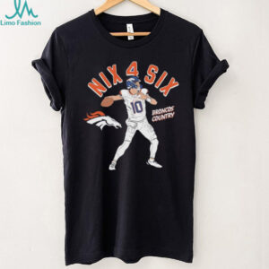 Bo Nix Denver Broncos Player Illustrative Pack shirt