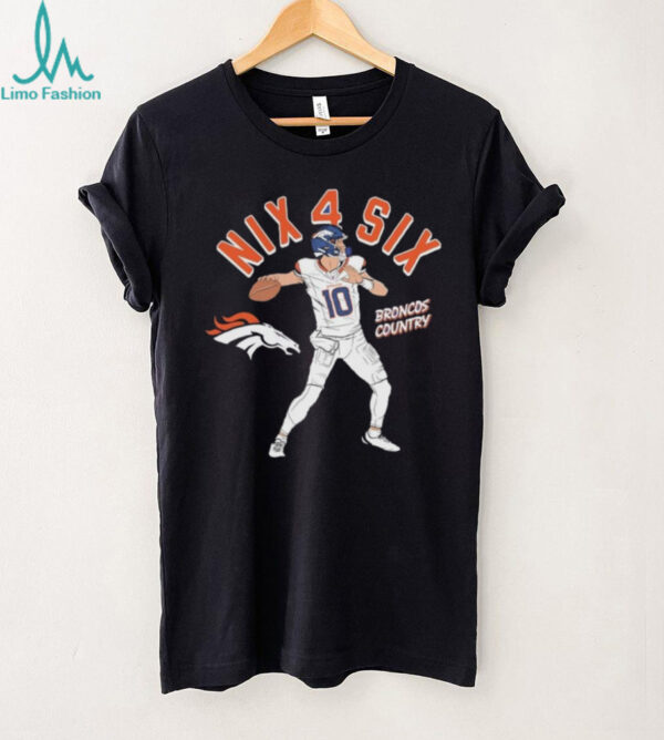 Bo Nix Denver Broncos Player Illustrative Pack shirt