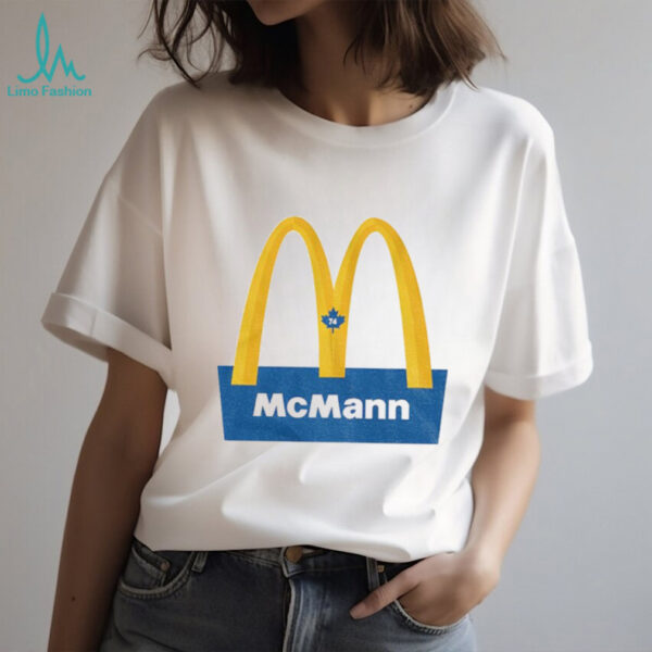 Bobby McMann Toronto Maple Leafs Hockey x McDonald’s McMann shirt