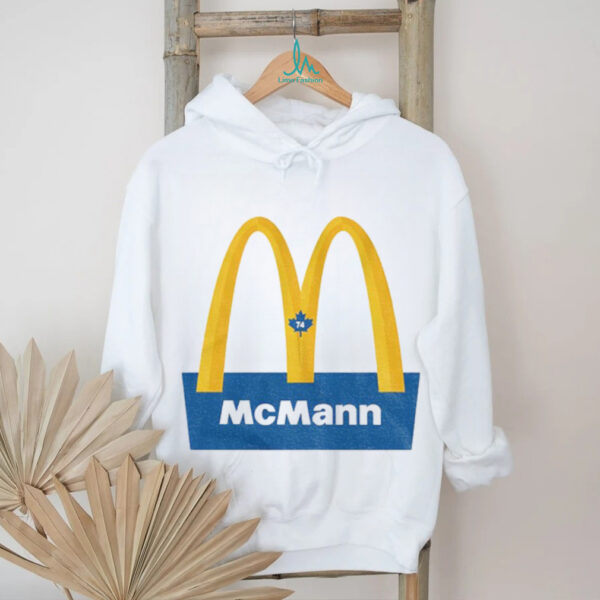 Bobby McMann Toronto Maple Leafs Hockey x McDonald’s McMann shirt